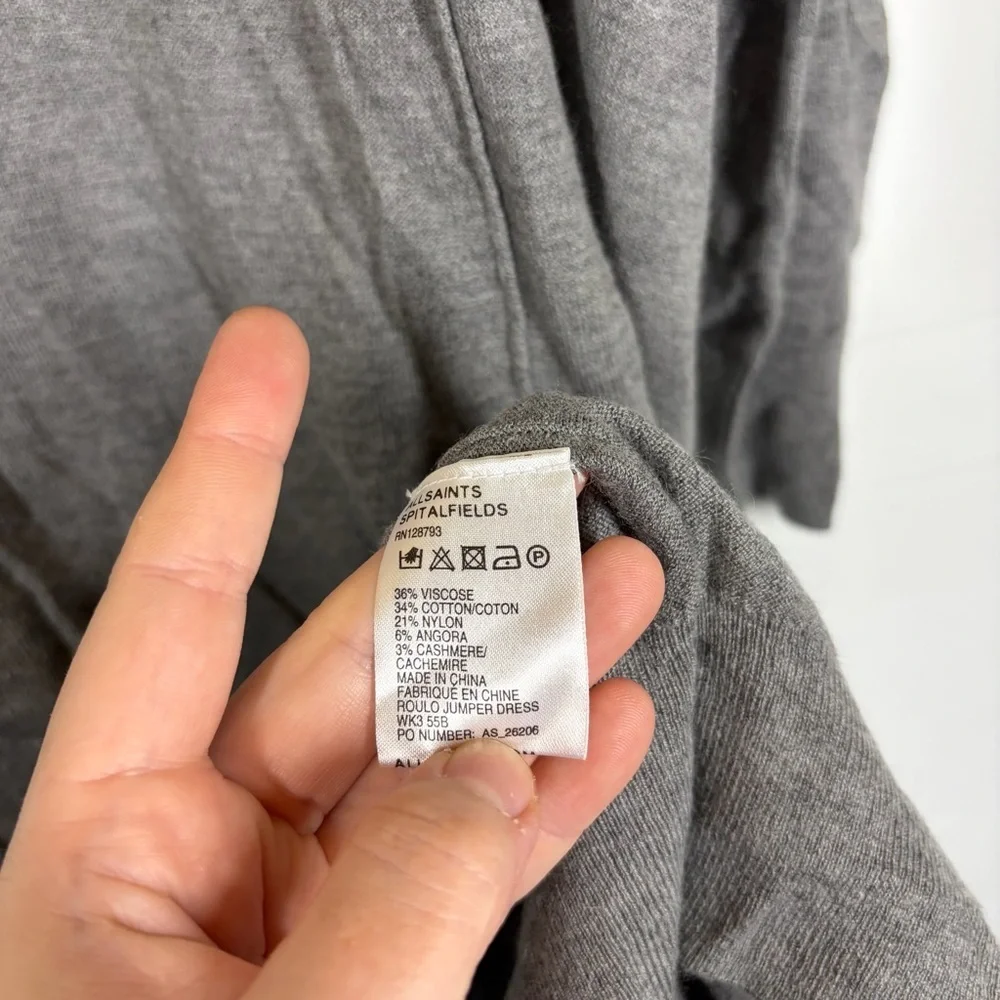 All Saints Roulo Oversized Sweater Dress Size US 0